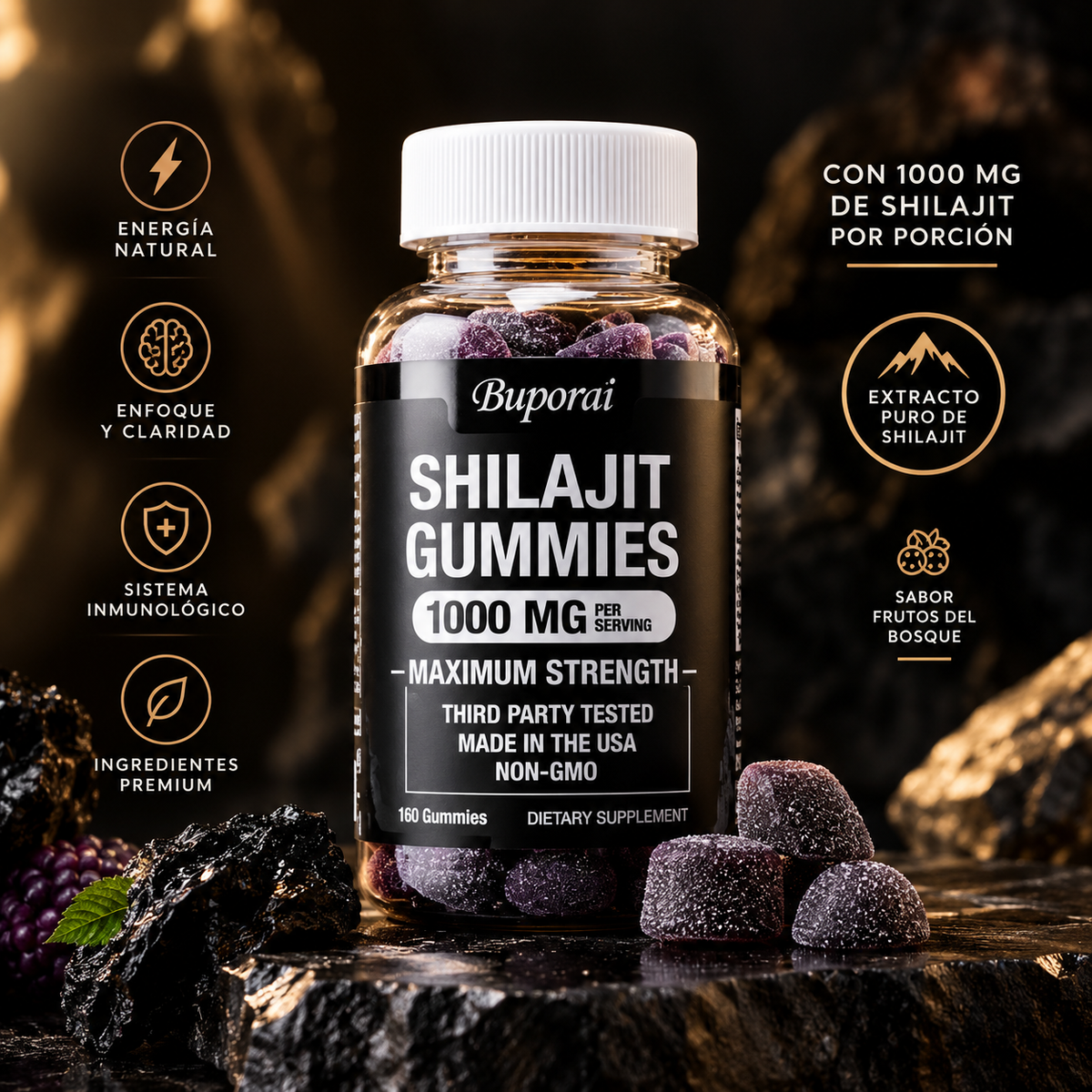 SHILAJIT GUMMIES: bienestar en cada gomita